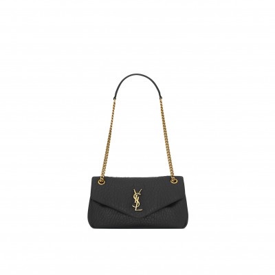 YSL CALYPSO SMALL IN GRAINED LAMBSKIN 734153AACYT1000 (26*14*7cm)